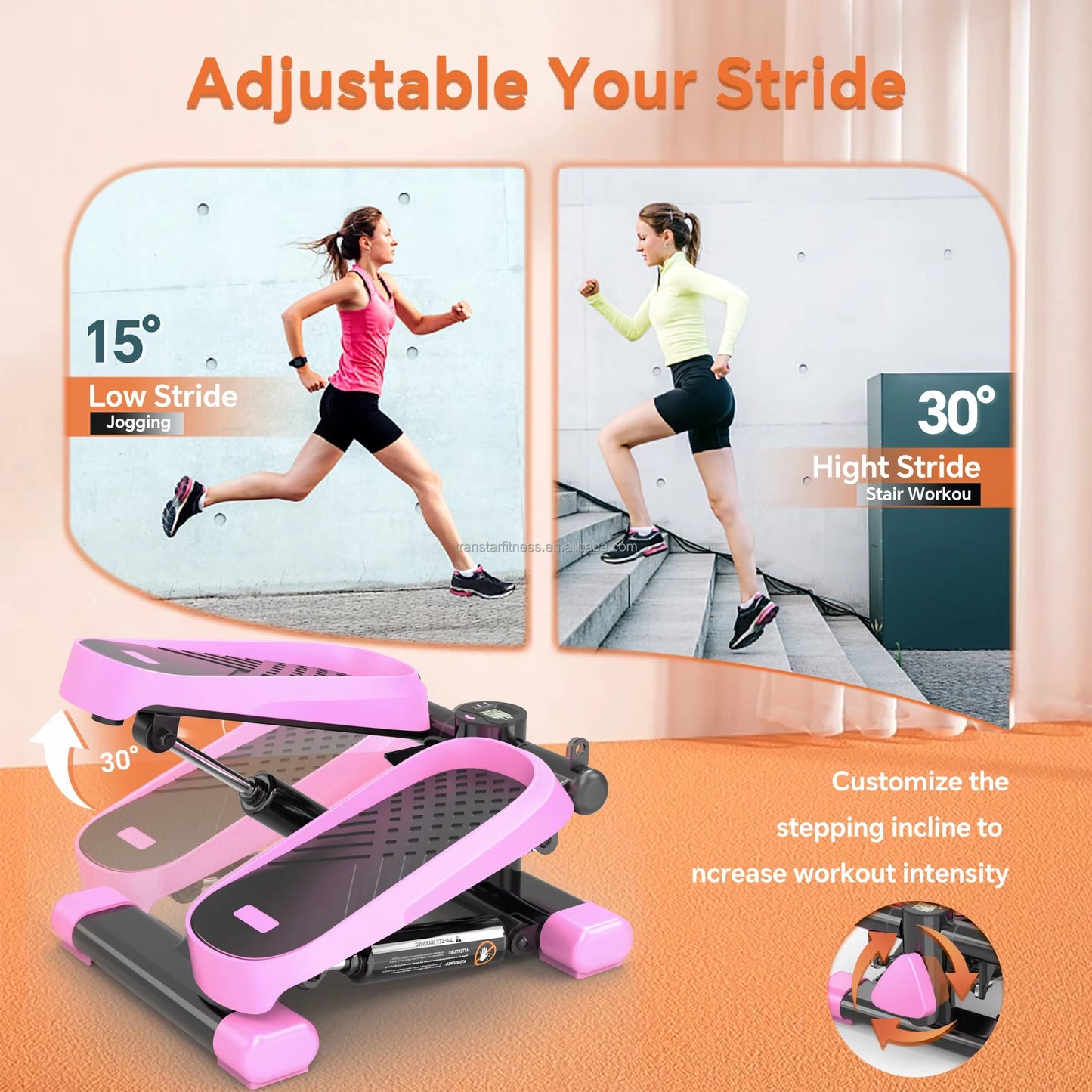 Hot Sale Home Stepping Aerobic Stepper Exercise Machine Fitness Training Mini Stair Stepper