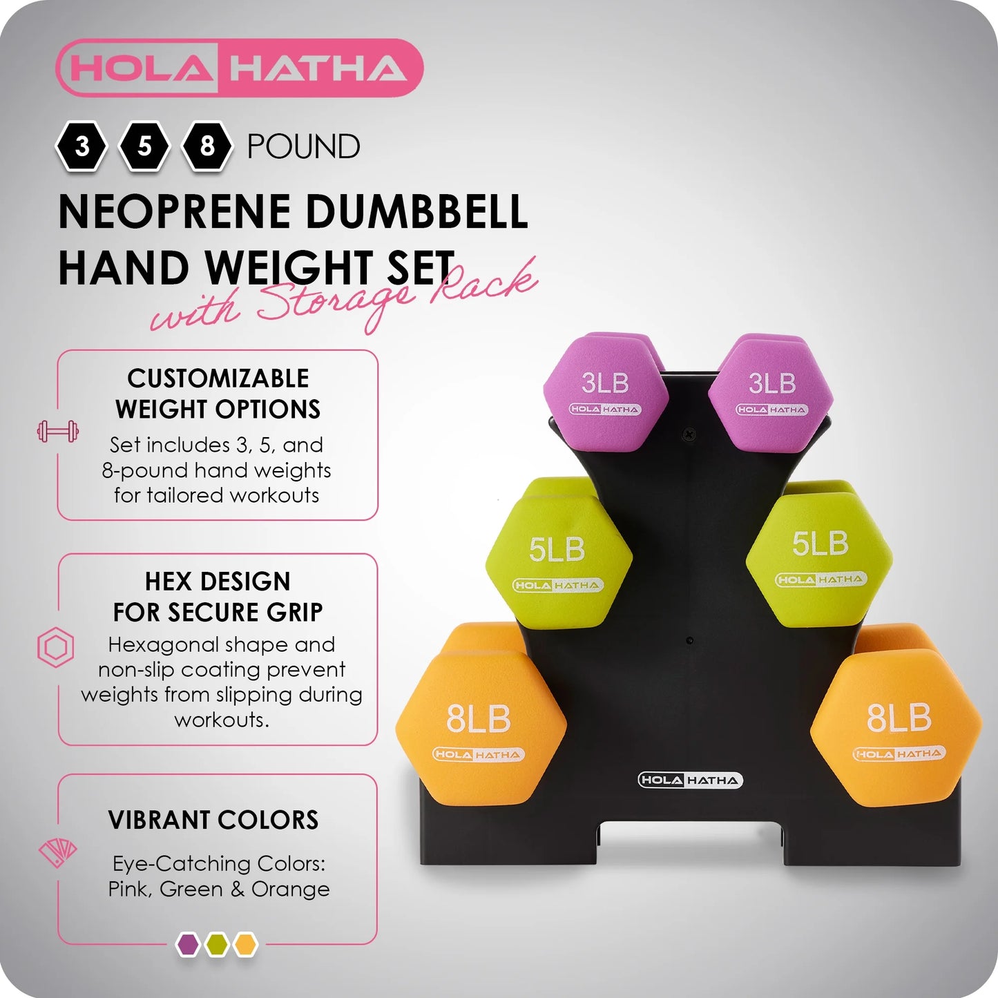 Dumbbell Hand Weight Set