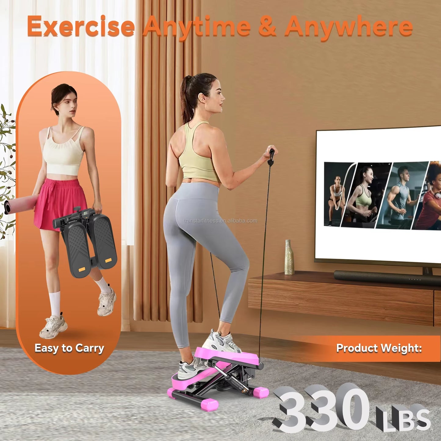 Hot Sale Home Stepping Aerobic Stepper Exercise Machine Fitness Training Mini Stair Stepper