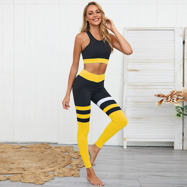 sexy gym 2 piece fitness set